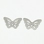 304 Edelstahl Anhänger, Schmetterling