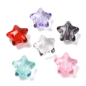 Прозрачные акриловые бусины, звезда