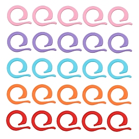 Plastic Knitting Crochet Locking Stitch Markers, Knitting Needles DIY Sewing Accessories Sweater Weaving Tools