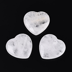 Природные каменные подвески, сердце прелести