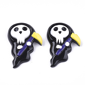 Resin Cabochons, Halloween Ghost