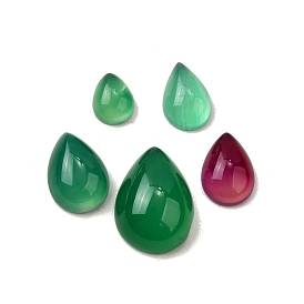 Природные кабошон агата, окрашенная и подогревом, слеза