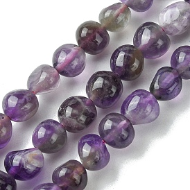 Natural Amethyst Beads Strands, Oval