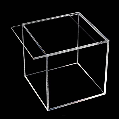 Square Transparent Acrylic Box for Displaying, Storing Box, for Dustproofing Car Building Block Toy Models and Collectibles