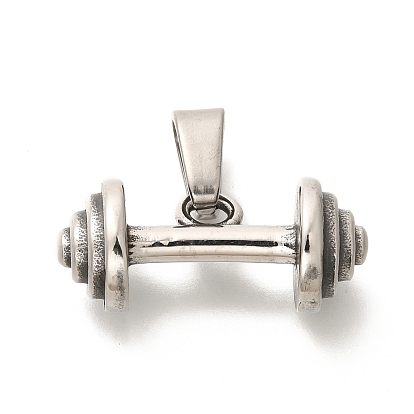 304 подвески из нержавеющей стали, талисман в виде штанги