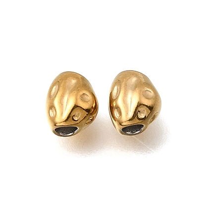 304 из нержавеющей стали бусы, ионное покрытие (ip), самородки