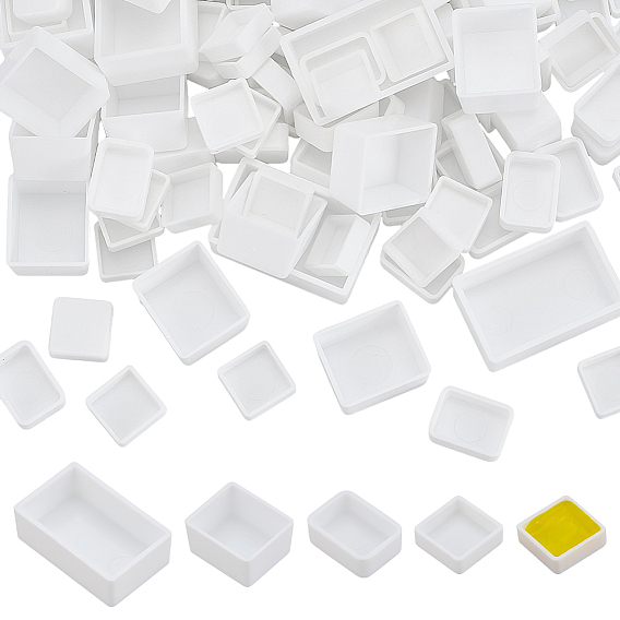 Пластиковые пустые кастрюли акварельные краски, для краски палитры