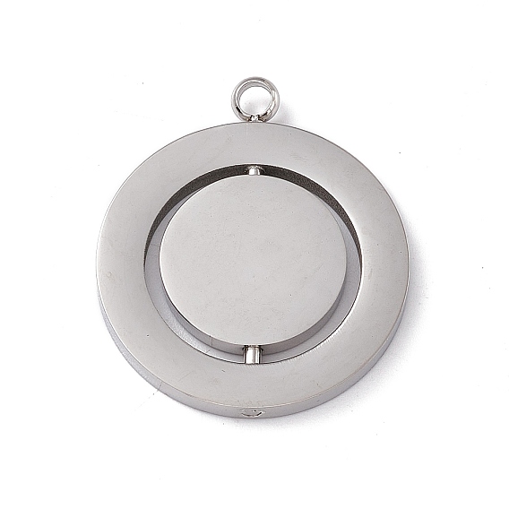 304 поворотные подвески из нержавеющей стали, плоский круглый шарм
