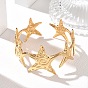 Ocean 304 Stainless Steel Cuff Bangles, Starfish