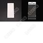 240Pcs 2 Style Rectangle Blank Paper Keyring Display Card, with Cellophane Bags