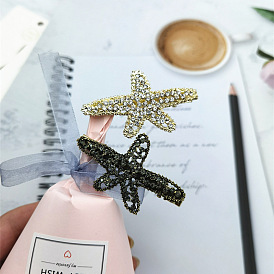 Stylish Starfish Hair Clip for Women - Versatile Headpiece for Side Bangs and Updos
