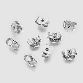  925 Sterling Silver Ear Nuts, Carved 925
