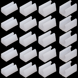 40шт 4 стиль пластиковые нескользящие U-образные протекторы для ножек стульев, напольные скользящие колпачки для трубок