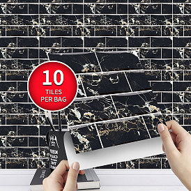 10 pieces of tilesticker fashion mosaic tile stickers kitchen waterproof removable three-dimensional wall stickers SJ071-082