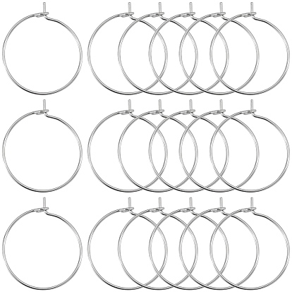 300 шт 316 хирургическая нержавеющая сталь бокалы подвески кольца, обручание серьги, DIY материал для баскетбола обруча серьги жены