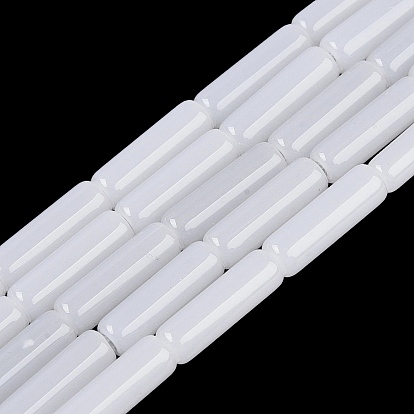 Стеклянные бусины, имитация нефрита , горн