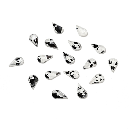 Spot Pattern Resin Cabochons, Nail Art Decoration Accessories, Teardrop