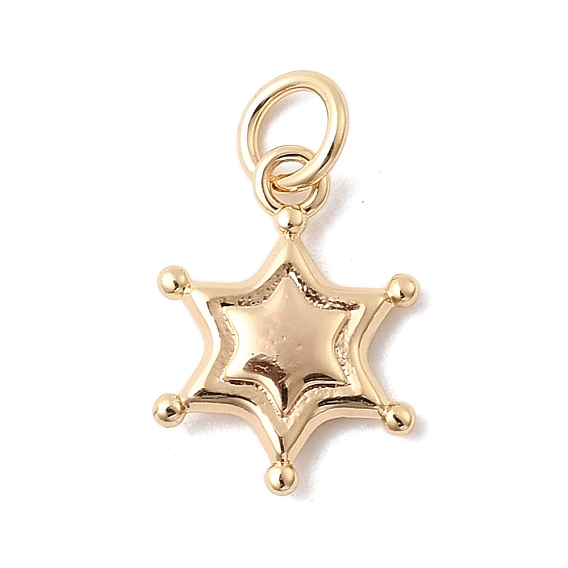 Латунные подвески, звезды прелести, с целью перехода в кольце