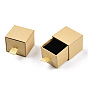 Cardboard Jewelry Boxes, for Ring, with Sponge Inside, Square