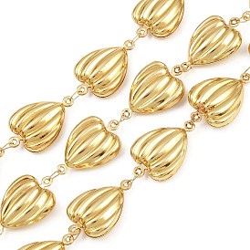 304 ссылка цепи из нержавеющей стали сердце, несварные, с катушкой, ионное покрытие (ip)