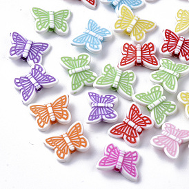 Craft Style Acrylic Beads, Butterfly