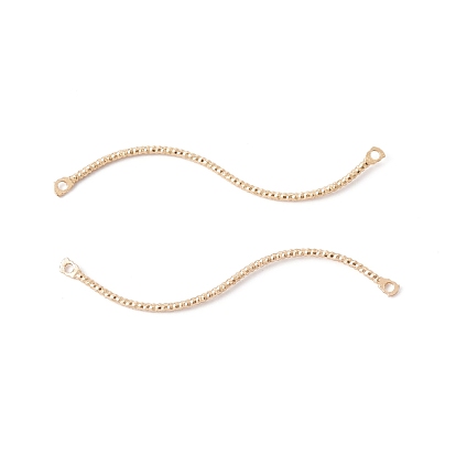 Подвески из латуни с покрытием для стойки, долговечный, без кадмия и без свинца, s-формы