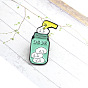 Cartoon Badge Set: Spaceship, Bee, Dinosaur, Bunny, Toothbrush & Trendy Alloy Pins