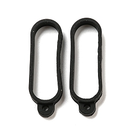 Anillos de caucho de silicona antipérdida, para el collar, acollador, plumas, dispositivo, llaveros, material de oficina