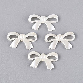 Perles de nacre en plastique ABS, bowknot