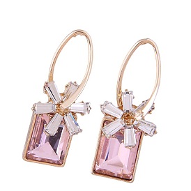 Chic Floral Gemstone Earrings for Fashionable Women - Elegant and Stylish Jewelry