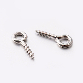 304 скоба из нержавеющей стали, 10x4x1 мм, отверстие : 2 мм, штифты : 1 мм