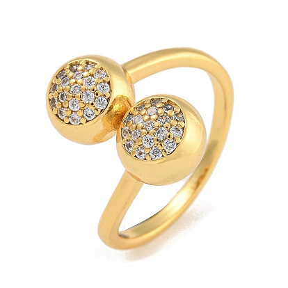 Латунные микро проложить манжеты кольца кубического циркония, простые кольца для женщин