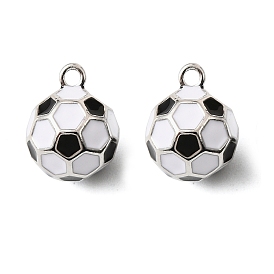 Латунь эмаль прелести, без кадмия, без никеля и без свинца, футбольное очарование