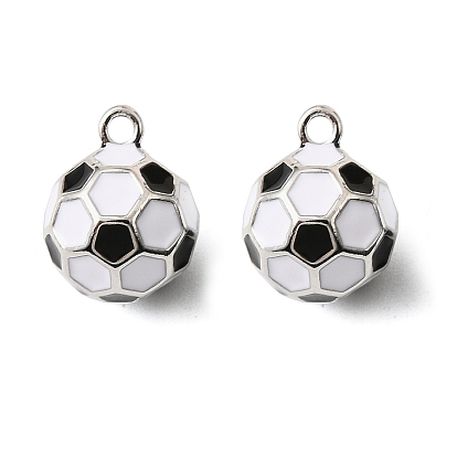 Латунь эмаль прелести, без кадмия, без никеля и без свинца, футбольное очарование