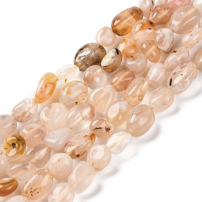 Натуральные вишневые агатовые бусины, самородки, упавший камень