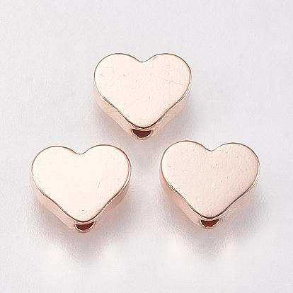 Латунные бусины, сердце