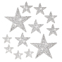 12 шт. 4 стили самоклеящиеся аппликации со стразами, наклейки со стразами из сверкающей смолы, звезда