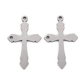 201 Stainless Steel Pendants, Cross