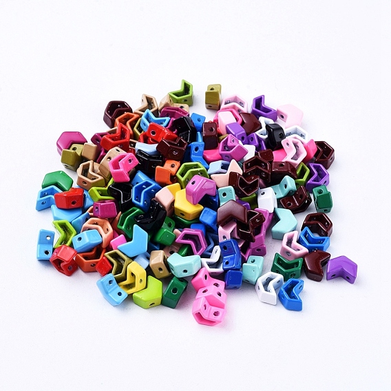 Spray Painted Alloy Multi-Strand Links, for Tile Elastic Bracelets Making, Arrow