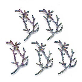 Plated Alloy Chandelier Component Links, Cadmium Free & Lead Free, Branch