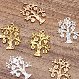 Alloy Pendants, Tree with Dollar Sign Charms
