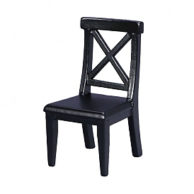 Миниатюрные украшения для стула-креста из дерева, аксессуары для домашнего кукольного домика с микро-ландшафтом, притворяясь опорными украшениями