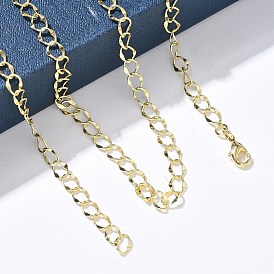 4Мм латунные витые цепочки с рифленой поверхностью для женщин, долговечный