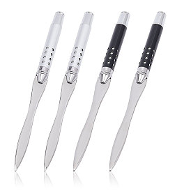 4шт 2цвета нержавеющая сталь открывалка для конвертов, алюминиевая ручка, офисный писатель