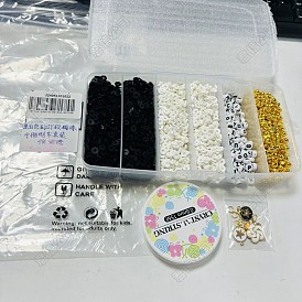 DIY Disc Polymer Clay & CCB Plastic Beads Bracelet Jewelry Kits