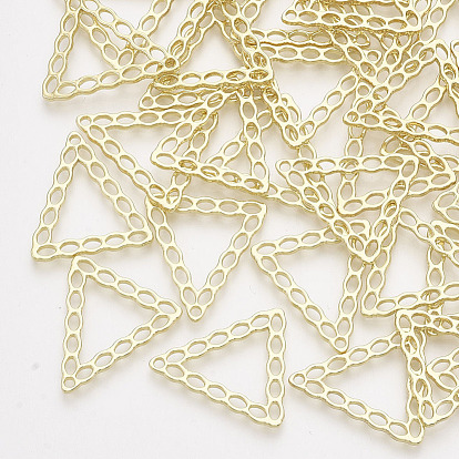 Alloy Filigree Joiners Links, Triangle