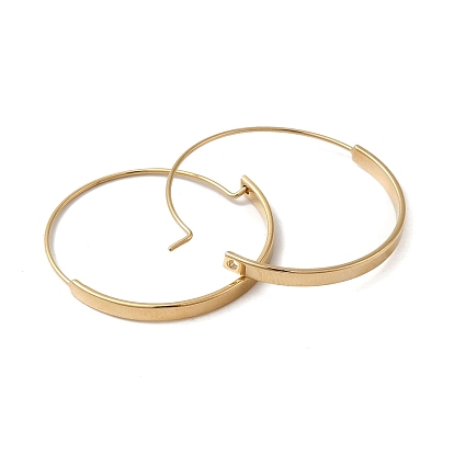 304 Stainless Steel Ring Hoop Earrings for Women