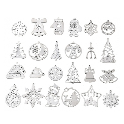 Рождественские 201 подвески из нержавеющей стали