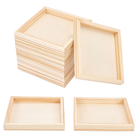 Детский 3d деревянный поднос для пазлов, квадратный