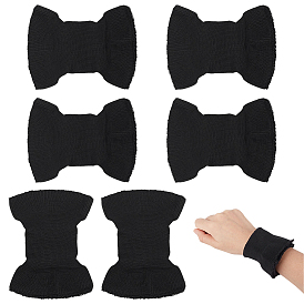 6шт. полиэстеровые манжеты рукавов, Ткань с ребристой отделкой для шитья свитера, куртки, пальто своими руками